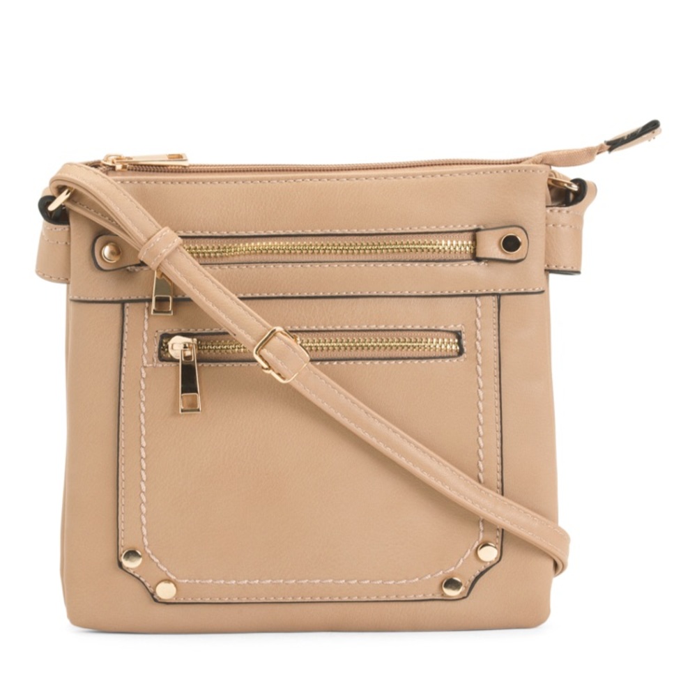 Isabelle Multi Zipper Crossbody